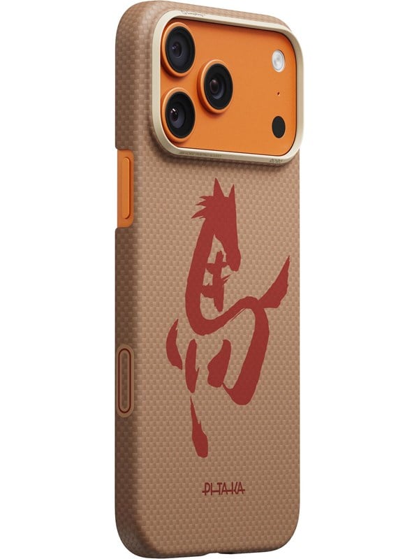 PITAKA Edge Case - Ink Horse Gold & Jade - iPhone 17 Pro