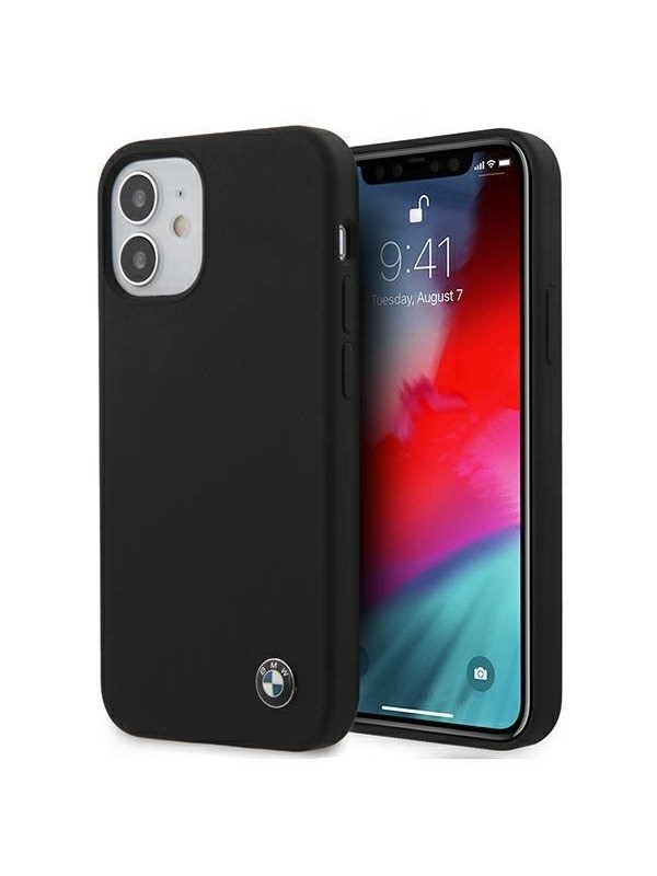 BMW Silicone Signature Case for iPhone 12 mini - Black