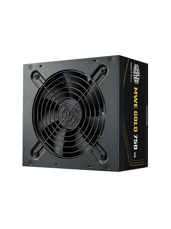 Cooler Master MWE Gold V3 ATX 3.1 Non-Modular Series power supply unit Strömförsörjning - 750 Watt - ATX 3.1 - 80 Plus Gold certificate