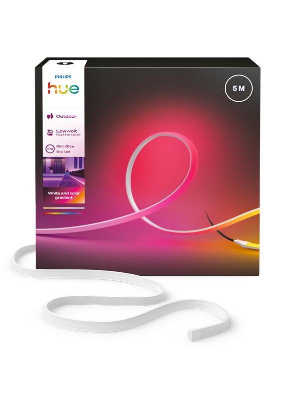 Philips Hue OmniGlow LED-ljusslinga för utomhusbruk 5 m