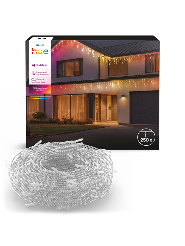 Philips Hue Festavia istapsljusslinga, 250 ljus