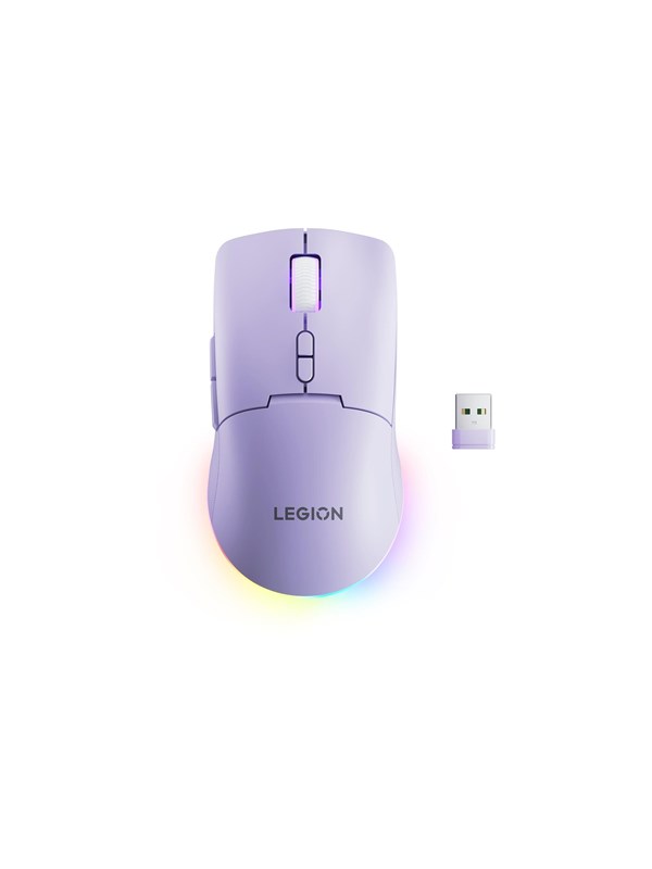 Legion M220 Wireless RGB Gaming Mouse (Aurora Purple) - Mouse - Optic - 7 knappar - Lila