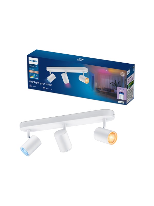 Philips Smart Lighting Smart spotlight x3, vit