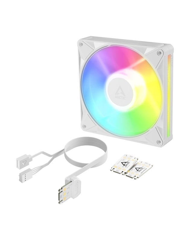 BioniX P14 A-RGB - Chassi fläkt - 140mm - Vit med RGB LED