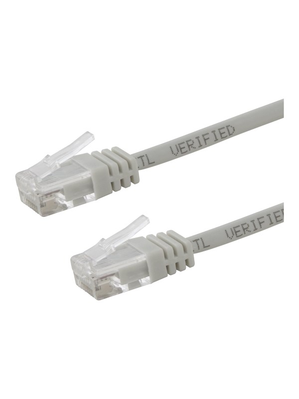 Deltaco patch cable - 75 cm - grey - Grå