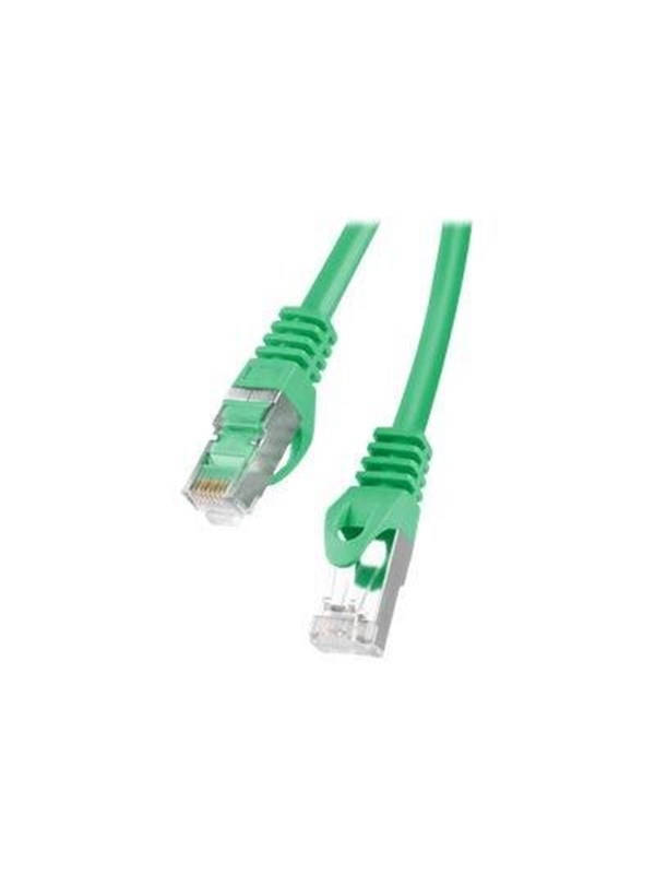 Lanberg patch cable - 25 cm - green RAL 6024 - Grön