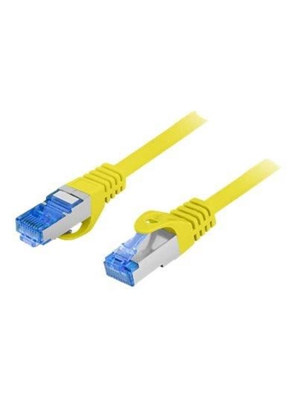 Lanberg patch cable - 5 m - yellow RAL 1016 - Blå