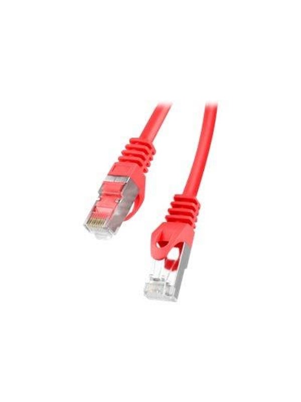 Lanberg patch cable - 1 m - red RAL 3017 - Röd