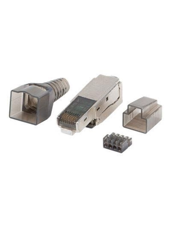 Lanberg network connector - silver - Silver