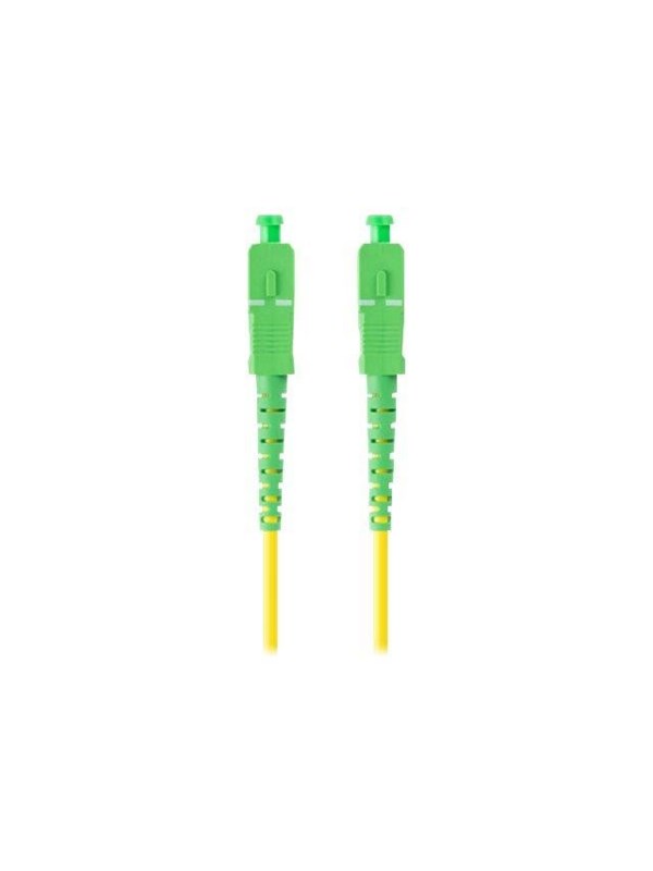 Lanberg patch cable - 1 m - yellow - Grön
