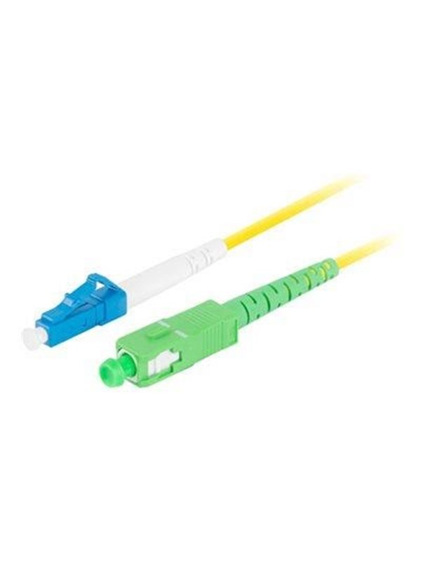 Lanberg patch cable - 1 m - yellow - Blå