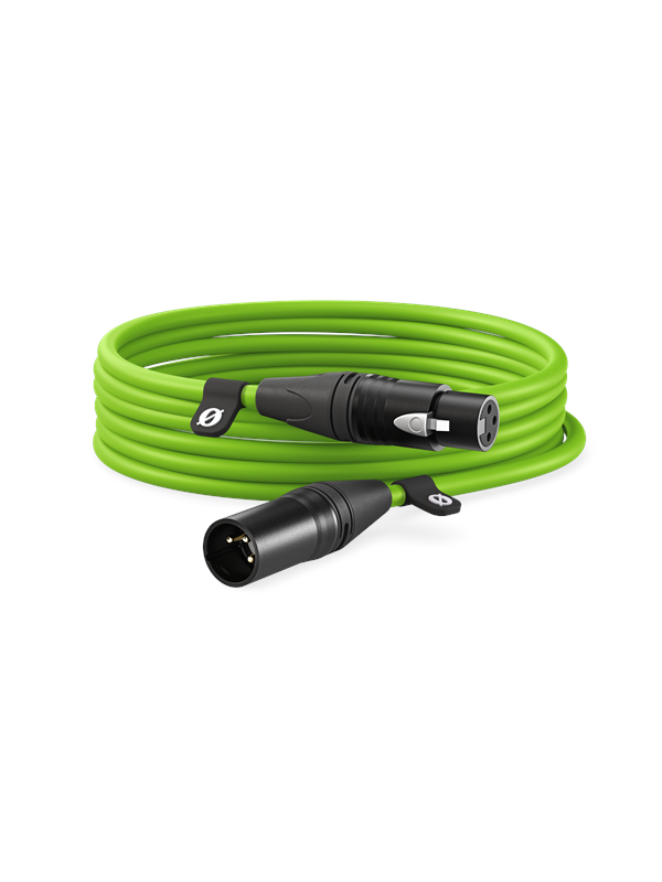 Røde XLR Cable - Grön - 6 m