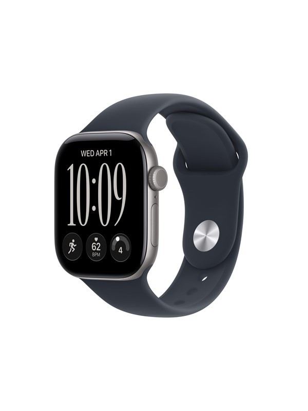 Apple Watch Series 12 GPS 42mm Space Grey Aluminium Case with Navy Blue Sport Band - S/M