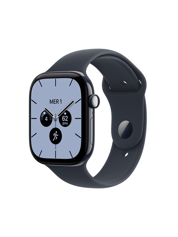 Apple Watch Series 12 GPS + Cellular 46mm Night Blue Ceramic Case with Navy Blue Sport Band - M/L