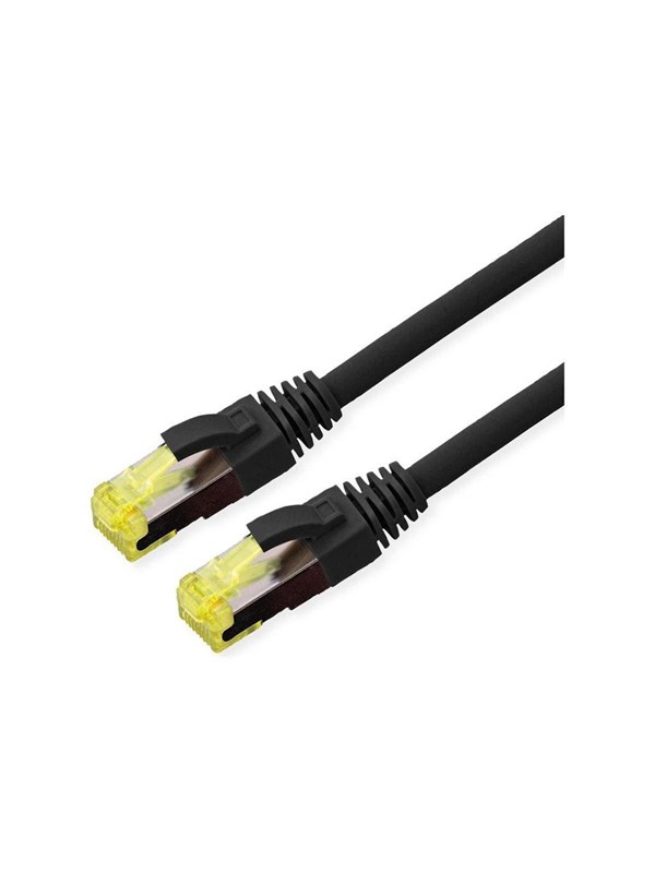 Roline patch cable - 10 m - black - Svart - 10m