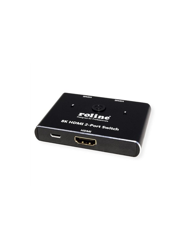 Roline - video/audio switch - 8K - 2 ports