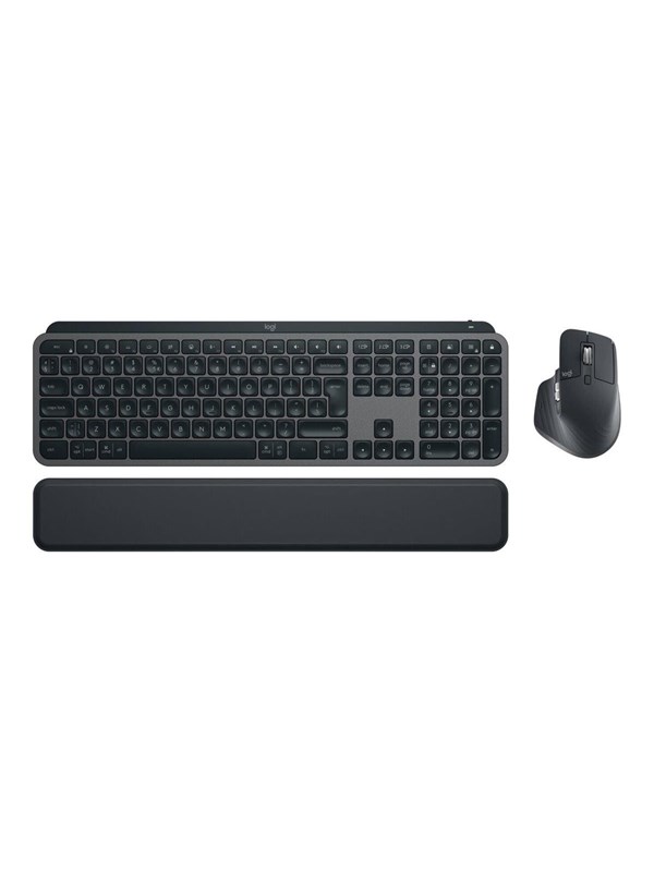 Logitech MX Keys S Combo Graphite (UK) - Tastatur & Mus set - Engelska (UK) - Svart