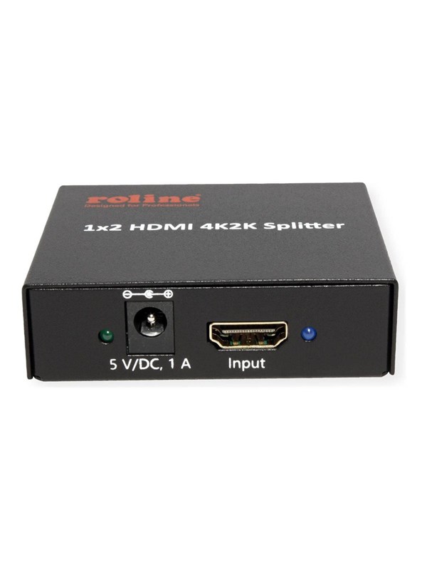 Roline - video/audio splitter - 4K - 2 ports