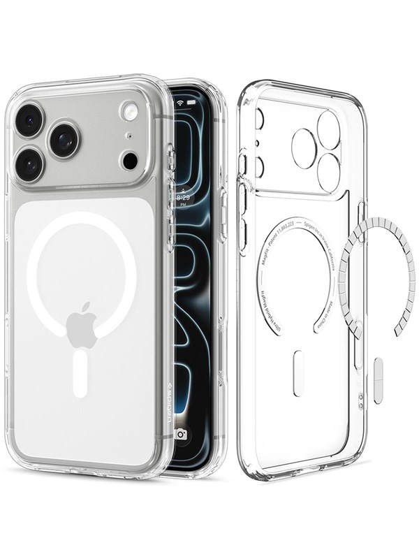Spigen Ultra Hybrid MagSafe - clear white - iPhone 18 Pro/17 Pro