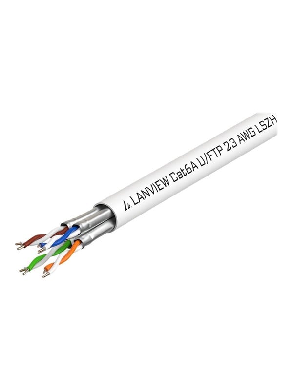 Lanview bulk cable - 500 m - white - Vit - 500m
