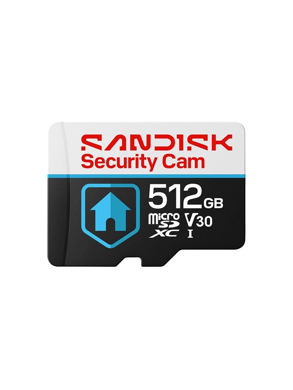 SANDISK Security Cam microSD - 100MB/s - 512GB