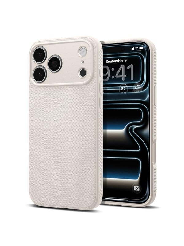 Spigen Liquid Air - natural titanium - iPhone 18 Pro/17 Pro