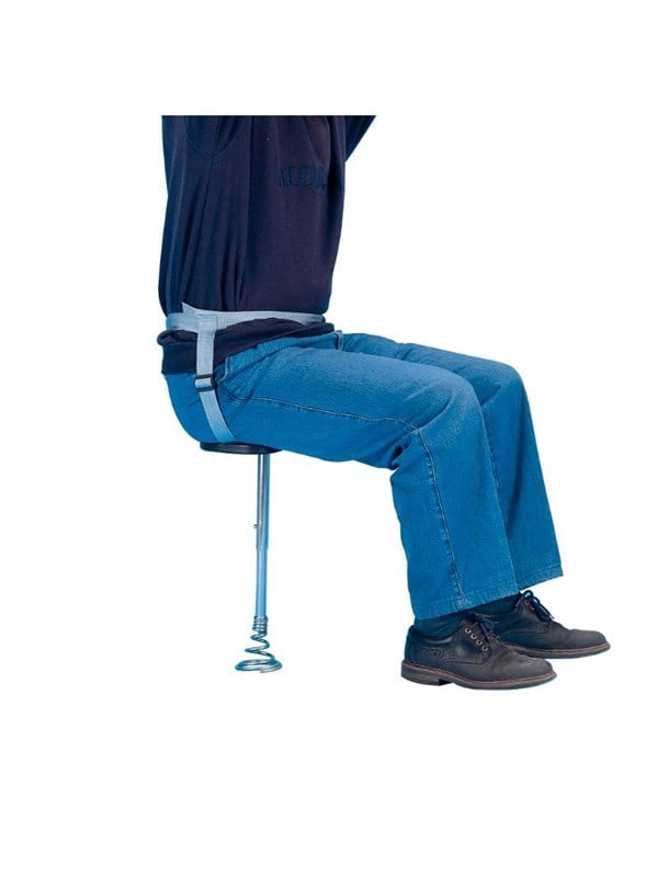 KRUUSE Mjölkpall, med justerbart ben, plastsits
