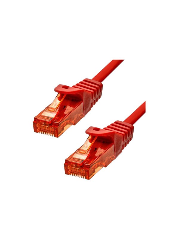 ProXtend patch cable - 15 m - red - Röd - 15m