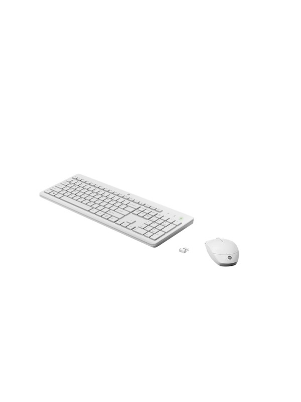 HP 230 - Tastatur & Mus set - Engelska - Vit
