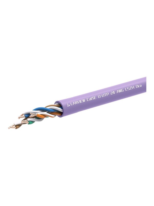 Lanview bulk cable - 305 m - purple - Lila - 305m