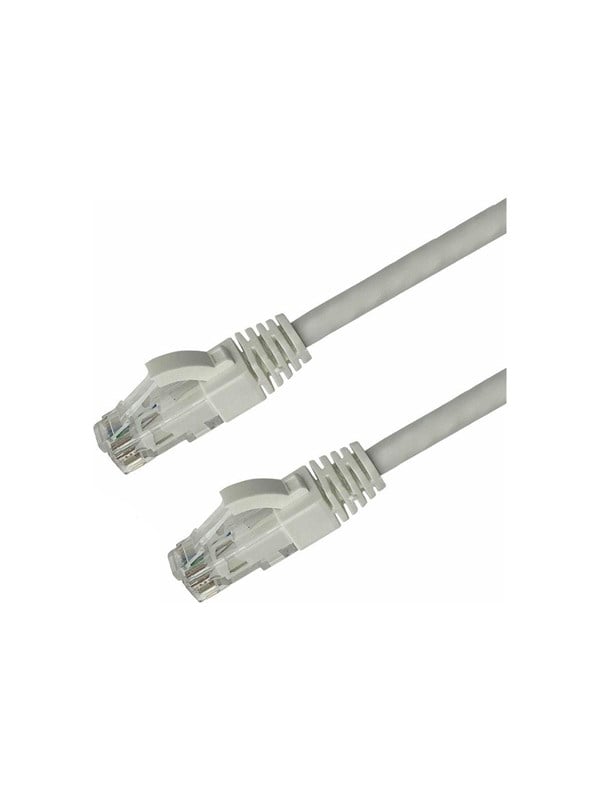 Lanview patch cable - 15 m - white - Vit - 15m