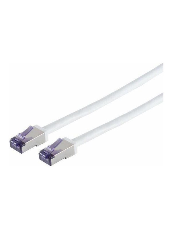 Lanview patch cable - 5 m - white - Vit - 5m