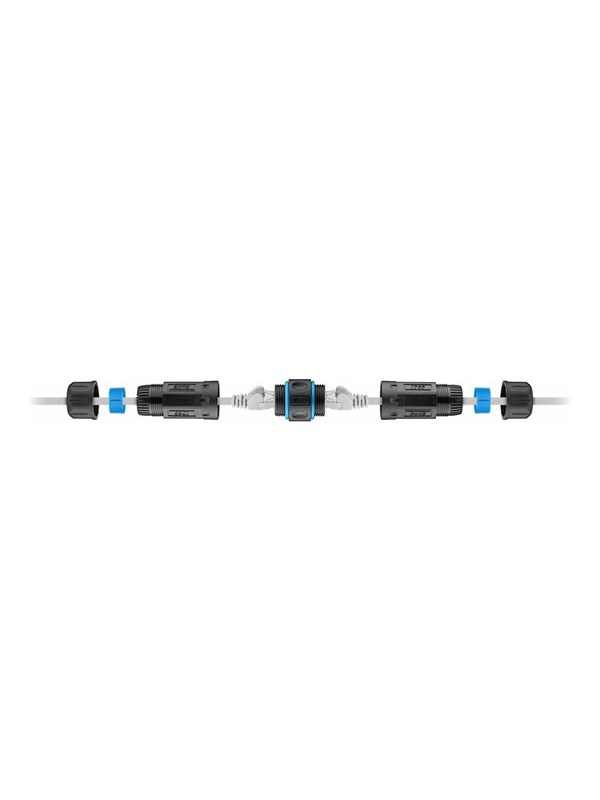 Lanview network coupler - Svart