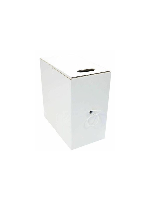 MicroConnect bulk cable - 305 m - white - Vit - 305m
