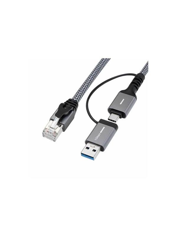 MicroConnect network cable - 1 m - black - Svart - 1m
