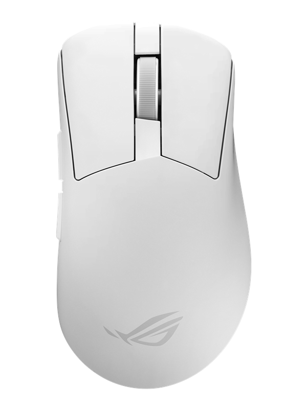 ASUS ROG Gladius IV Ace Moonlight White - Gamingmus - Optic - 5 knappar - Vit