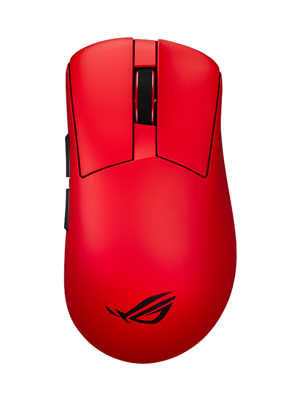 ASUS ROG Gladius IV Ace Lava Red - Gamingmus - Optic - 5 knappar - Röd