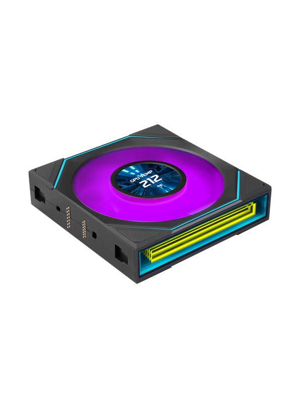 Lian Li UNI FAN SLINF LCD FLEX 120 Reversed - Chassi fläkt - 120mm - Svart med RGB LED - 31 dBA