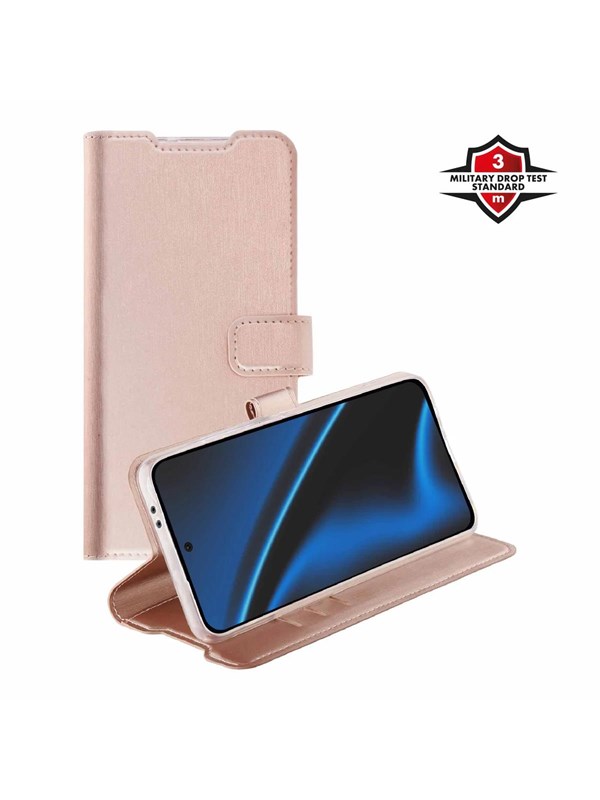 X2O Classic Wallet Samsung Galaxy A56/A36 5G - Rose Gold
