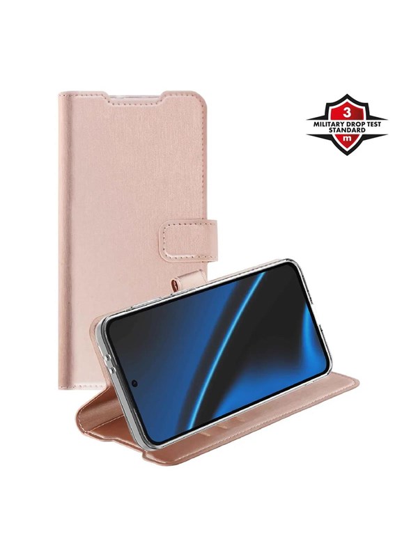 X2O Classic Wallet Samsung Galaxy S26 - Rose Gold
