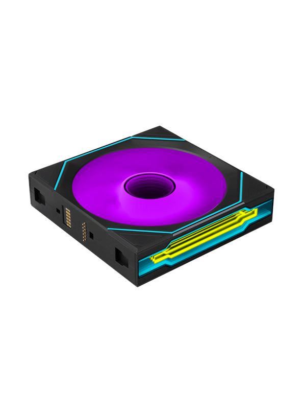 Lian Li UNI FAN SLINF FLEX 120 Reversed - Chassi fläkt - 120mm - Vit med RGB LED - 31 dBA