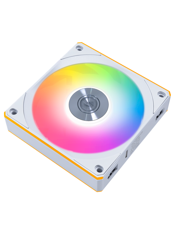 Lian Li UNI FAN CL FLEX 120 - Chassi fläkt - 120mm - Vit med RGB LED - 30 dBA