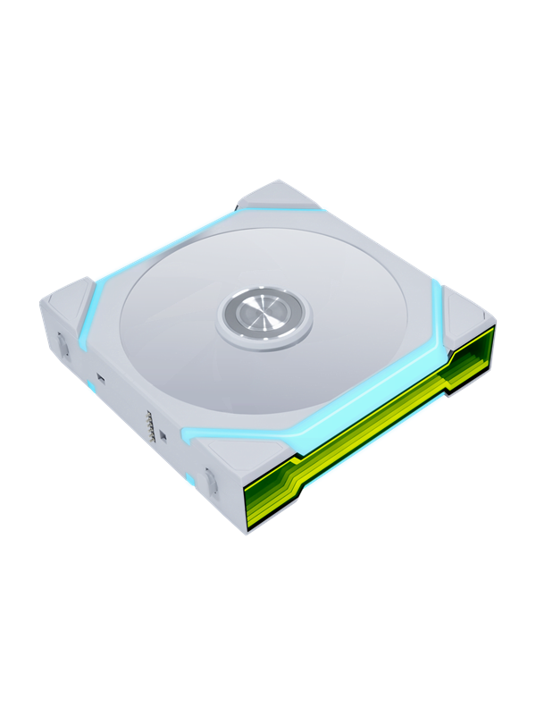 Lian Li UNI FAN SL FLEX 120 - Chassi fläkt - 120mm - Vit - 28 dBA