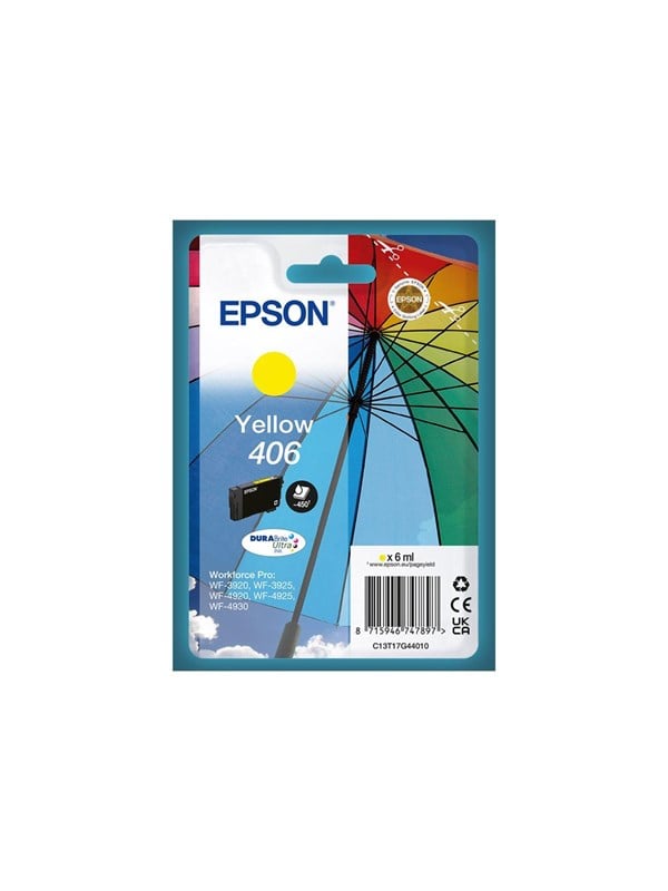 Epson 406 - yellow - original - ink cartridge