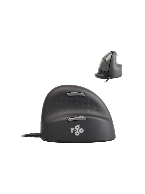 R-Go Tools R-Go HE Break - Vertical mouse - Optic - 5 knappar - Grå
