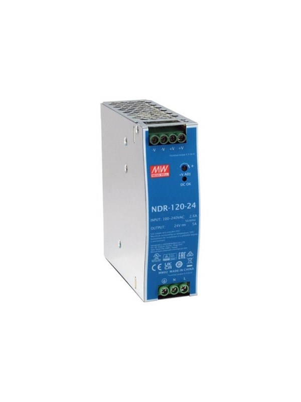 LevelOne POW-2442 - power supply - 24 V DC industrial universal fanless -20 to +70 °C DC OK relay - 120 watt Strömförsörjning - 120 Watt - ATX - 80 Plus