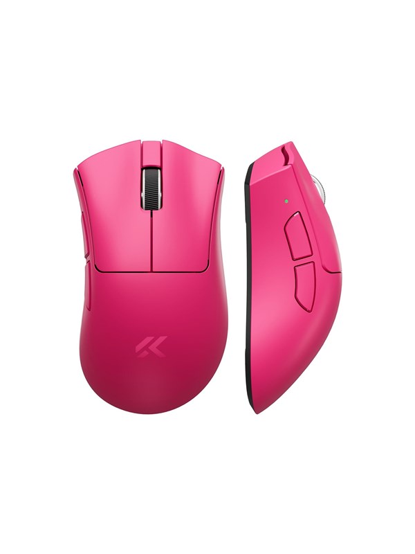 MCHOSE V7 Lightweight Ergonomic Wireless Berry Red - Gamingmus - Optic - 6 knappar - Röd