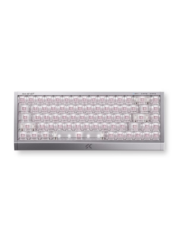 MCHOSE Ace 68 GT Mount Tai Magnetic Hall Effect (Aero Silver) - Gaming Keyboard - Utan numpad - Engelska (US) - Silver