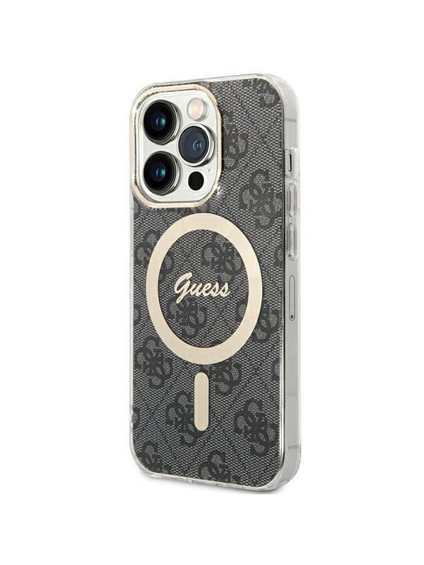 GUESS IML 4G MagSafe case for iPhone 15 Pro - black