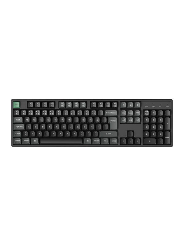 Keychron K10 Ultra 100% 8K Keychron Apex Brown - Gaming Tangentbord - Nordisk - Svart